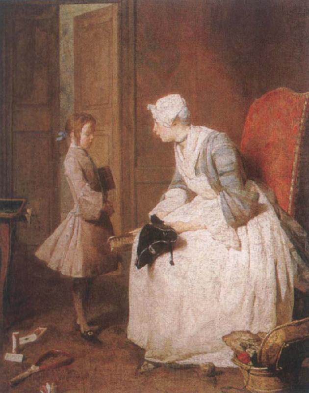 Jean Baptiste Simeon Chardin The Govemess Spain oil painting art